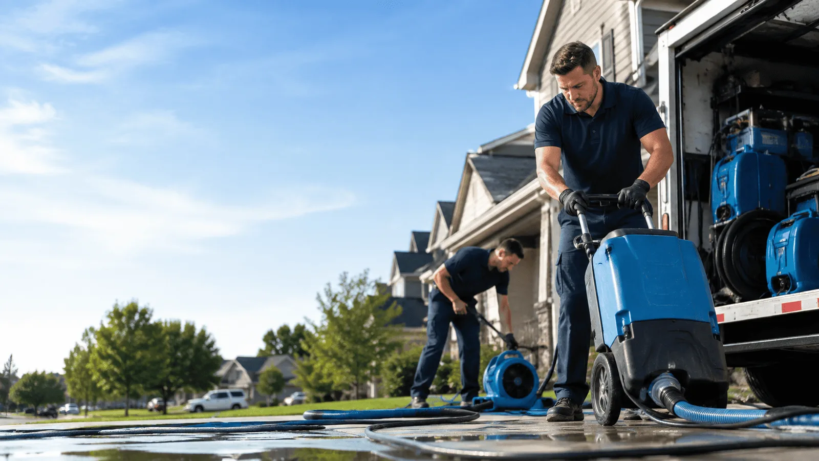 Dehumidification being performed in Eatonville, WA